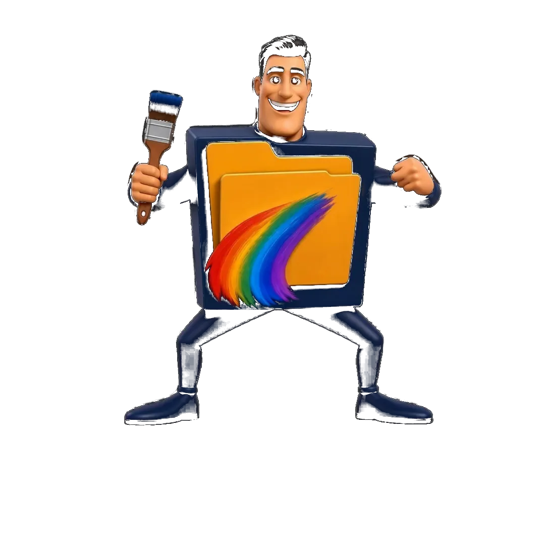 Folder Color mascot