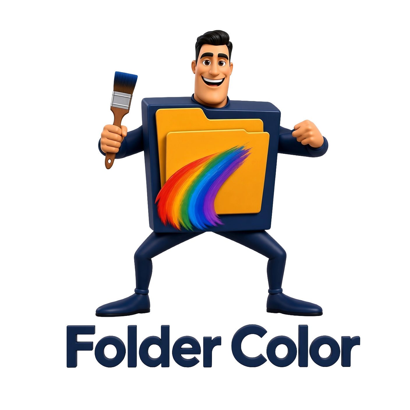 Folder Color mascot